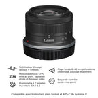 Appareil photo hybride Canon Pack Appareil photo hybride Canon EOS R100 Noir + RF-S 18-45mm f/4.5-6.3 IS STM + RF-S 55-210mm f/5-7.1 IS STM + 2eme batterie + chargeur