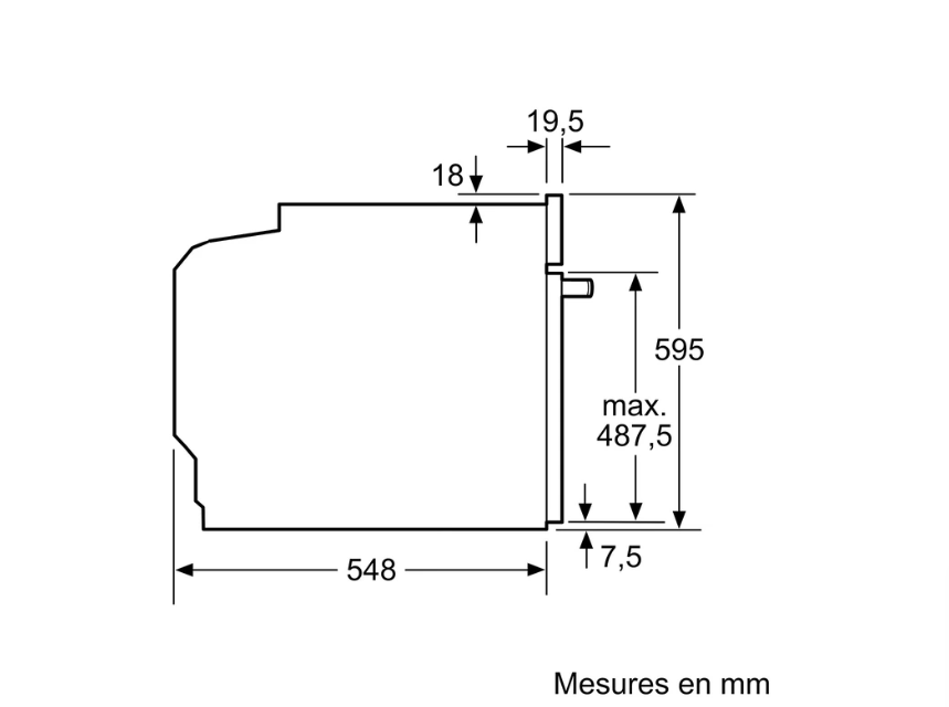 Four encastrable Siemens HM778GMB avec fonction micro-ondes