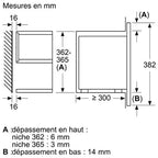 Micro-ondes mono-fonction Siemens BF722L1B1