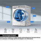 Lave-linge hublot Samsung WW11DB7B94GB BESPOKE AI
