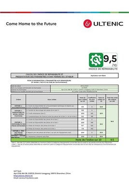 Aspirateur laveur Ultenic AC Élite, Aspirateur Balai Laveur sans Fil, Nouvelle version améliorée, 1.15L Grand Réservoir, Humide et Sec 3 en 1, 50min d'Autonomie, 15Kpa, Écran