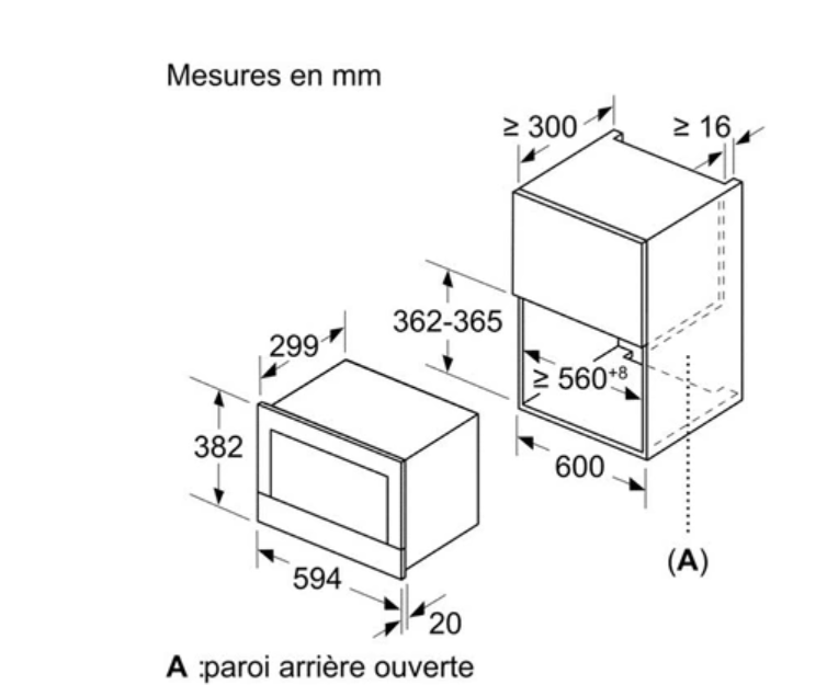 Micro-ondes mono-fonction Siemens BF634LGS1 IQ700 INOX
