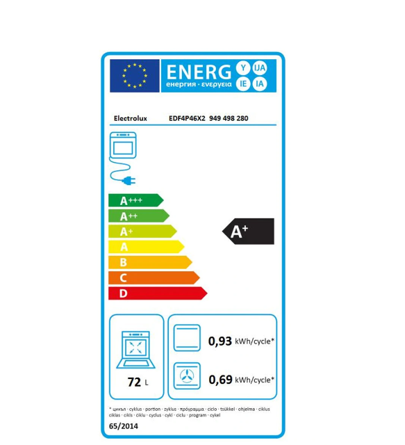 Four encastrable Electrolux EDF4P46X2 Inox