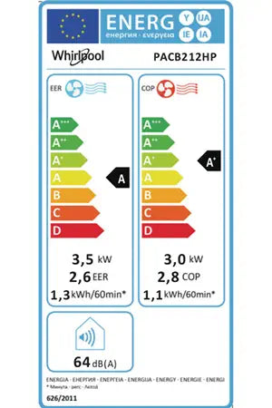 Climatiseur mobile Whirlpool PACB212HP