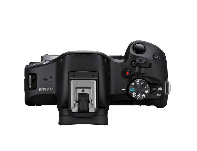 Appareil photo hybride Canon Pack EOS R50 + RF-S 18-45mm f/4.5-6.3 IS STM + RF-S 55-210mm f/5-7.1 IS STM + 2eme batterie + chargeur