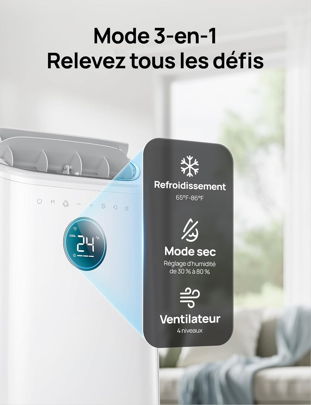 Climatiseur mobile Dreo 10 000 BTU