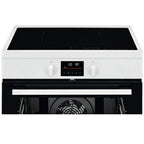 Cuisinière induction Electrolux SurroundCook LKI64890BW - Cuisinière - pose libre - largeur : 59.6 cm - profondeur : 60 cm - hauteur : 85 cm - avec système auto-nettoyant - blanc