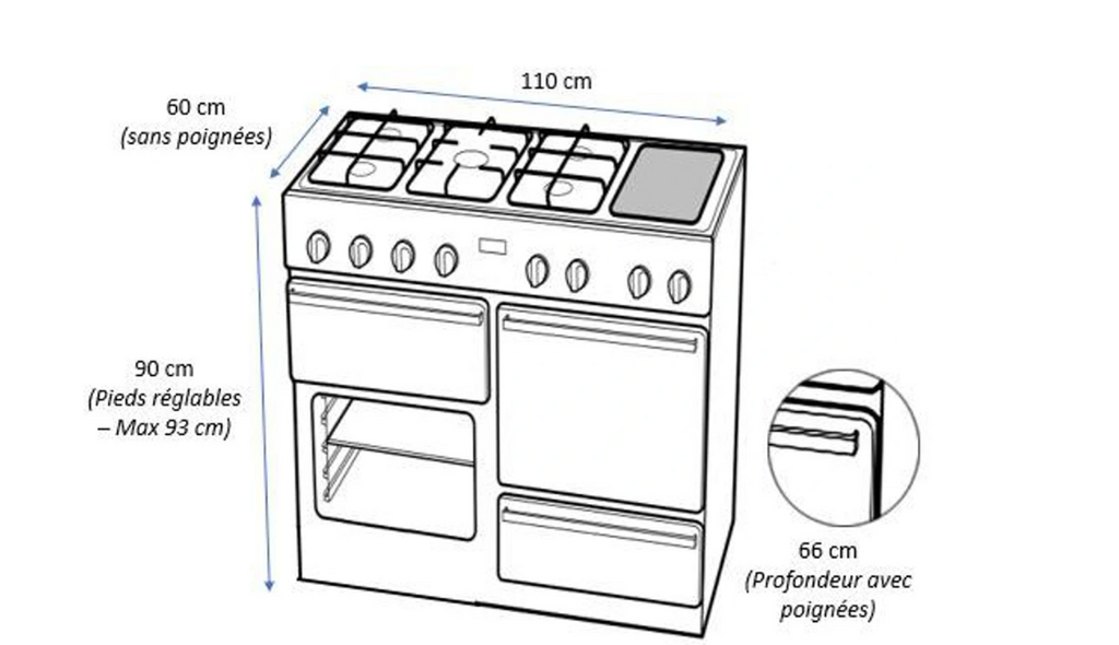 Piano de cuisson Leisure CK110F324K