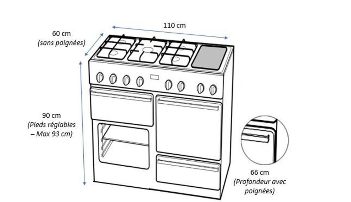Piano de cuisson Leisure CK110F324K