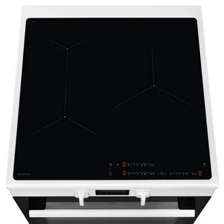 Cuisinière induction Electrolux SurroundCook LKI64890BW - Cuisinière - pose libre - largeur : 59.6 cm - profondeur : 60 cm - hauteur : 85 cm - avec système auto-nettoyant - blanc