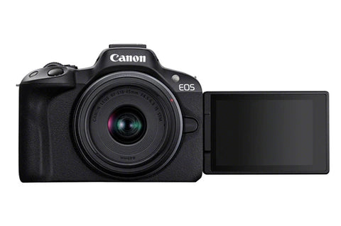 Appareil photo hybride Canon Pack EOS R50 + RF-S 18-45mm f/4.5-6.3 IS STM + RF-S 55-210mm f/5-7.1 IS STM + 2eme batterie + chargeur