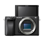 Appareil photo hybride Sony Pack A6400 + FE 16-50 mm + FE 55-210 mm + chargeur externe + 2ème batterie