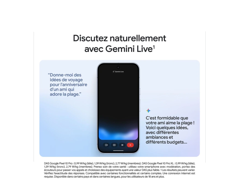 Smartphone Google Pixel 10 Pro 256 Go Porcelaine