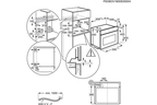 Micro-ondes combiné ELECTROLUX EVL8E08X - NICHE 45 CM