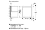 Micro-ondes combiné BOSCH MICRO-ONDES SOLO 21L 900W ENCASTRABLE BOSCH - BFR634GB1