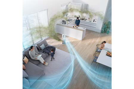 Purificateur DYSON PURIFICATEUR D'AIR HUMIDIFICATEUR VENTILATEUR PURIFIER HUMIDIFY+COOL AUTOREACT PH3A