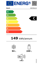 Refrigerateur congelateur en bas BOSCH KGE39ALCA